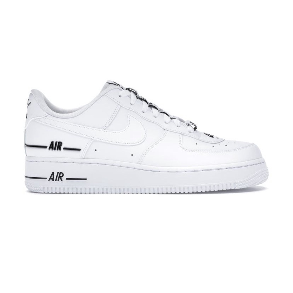 Nike air force 1 low Double air low white black